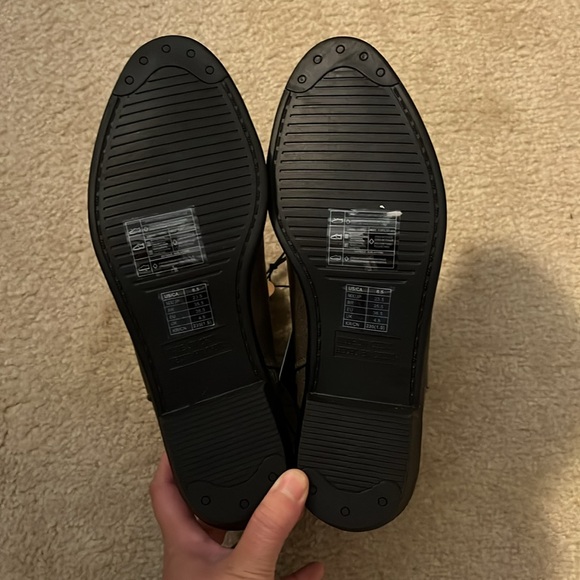 NWT Forever 21 Dark Grey Rustic Ankle Boots 6.5 - Picture 5 of 10